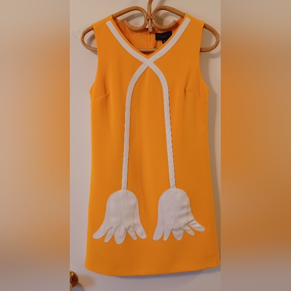 Victoria Beckham for Target Dresses & Skirts - Victoria Beckham for Target marigold yellow tulip mod sheath dress XS